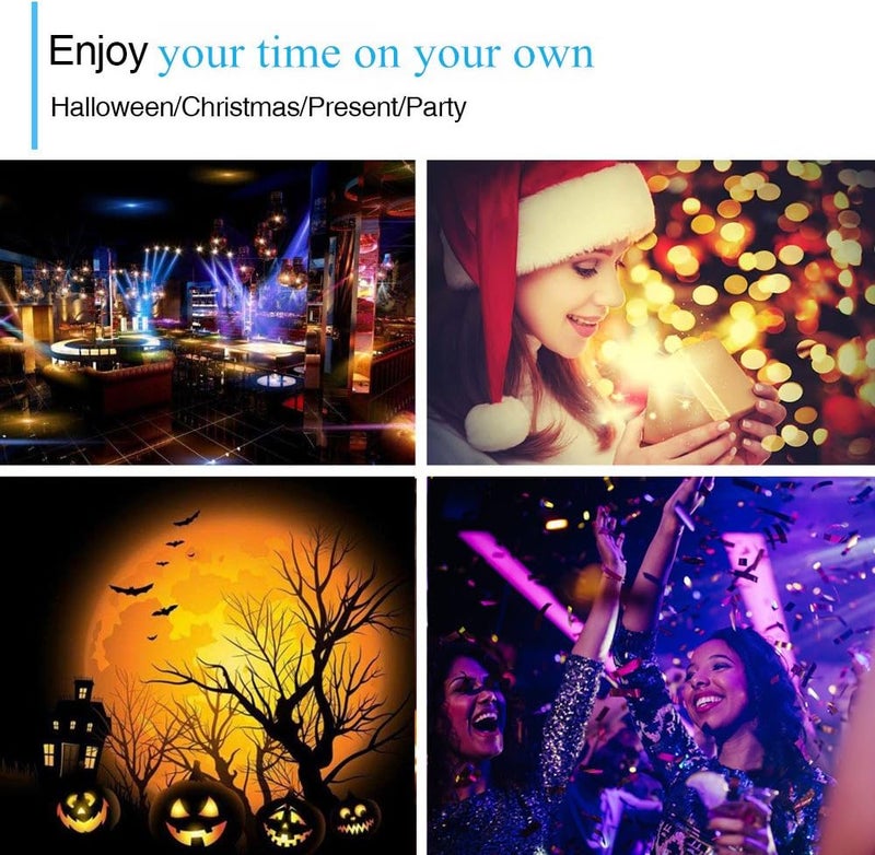 JLPOW Halloween White Strobe Light,Super Bright 36 LED Mini Strobe Lights for Party Sound Activated Strobe Lights,Best for Parties Club Disco KTV Bar Xmas Show (No Remote) - Image 2